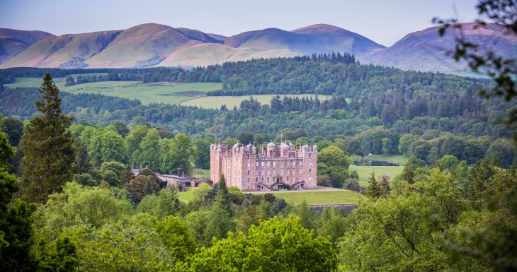 Drumlanrig Castle and the Scottish landscape