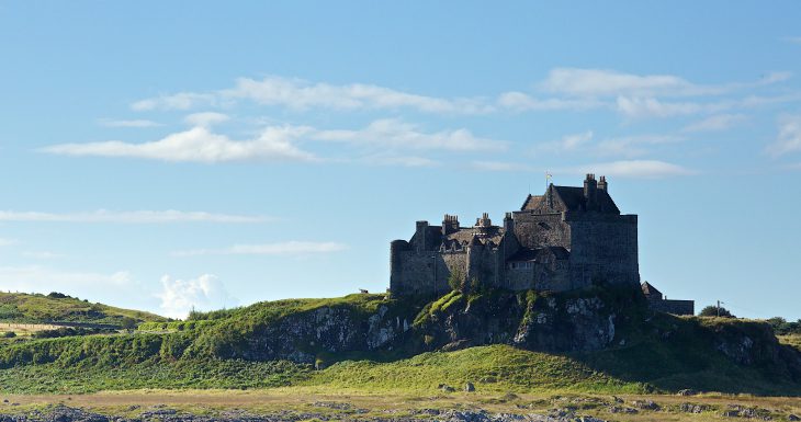 Duart Castle on the Isle of Mull, Scotland
