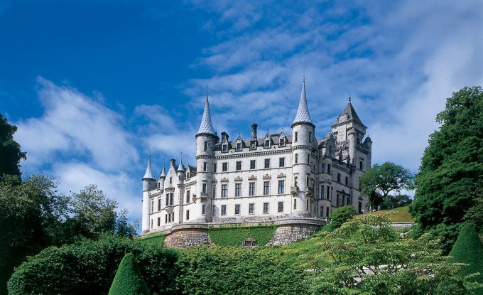 Dunrobin Castle near Inverness in Scotland