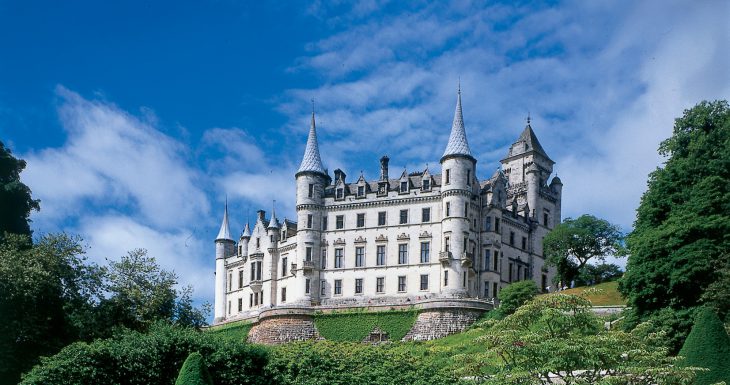 Dunrobin Castle near Inverness in Scotland