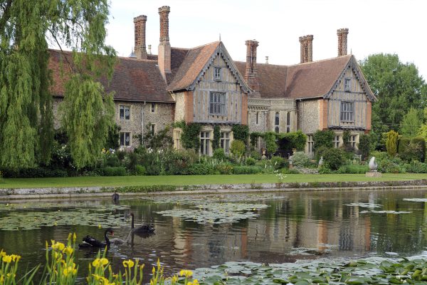 Elsing Hall with a beautiful moat