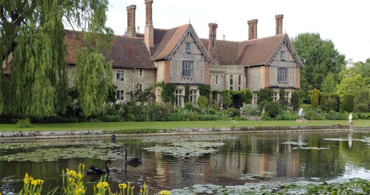 Elsing Hall with a beautiful moat