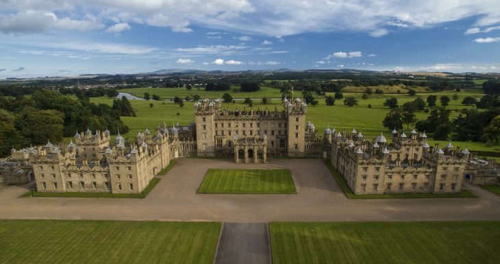 Floors Castle in Scotland