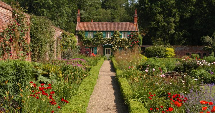 Hoveton Hall Gardens walled garden