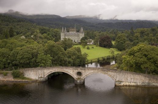 Inveraray Castle in Argyll, Scotland