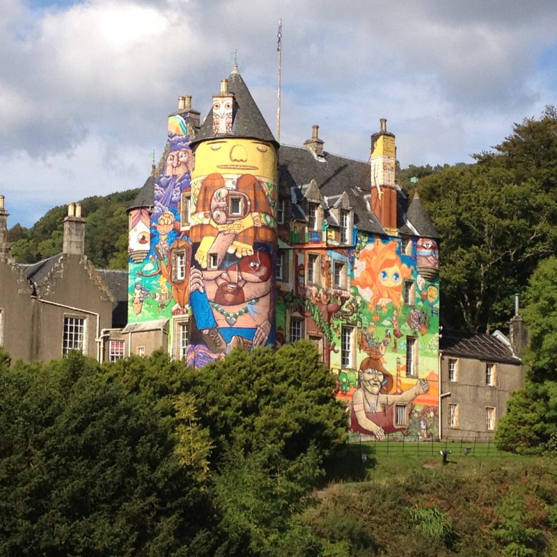 Kelburn Castle in Scotland