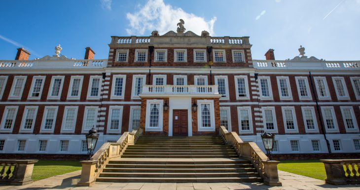 Knowsley Hall stately home in Merseyside