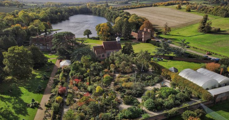 Lullingstone Castle from above