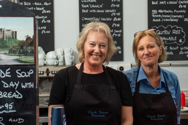 Bamburgh Castle, cafe staff