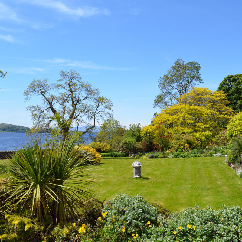 Ardchattan Priory Gardens sea view