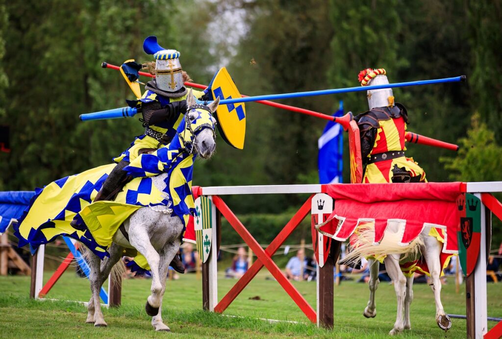 The Knights of Royal England at Hever Castle's annual Jousting