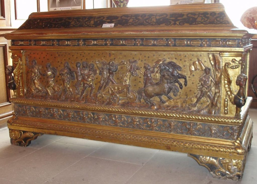 Bamburgh Castle wedding chest