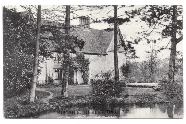 Bedfield Hall Suffolk black and white