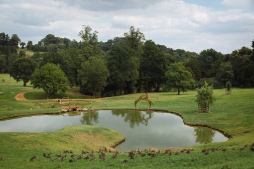 Belvoir Castle Gardens lake