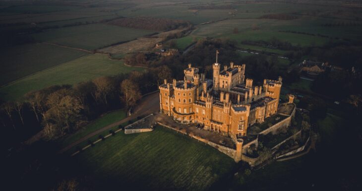 Belvoir Castle Overhead