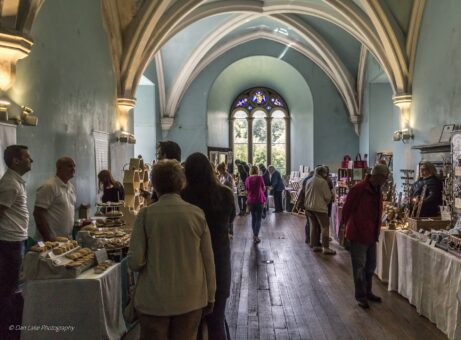 Brancepeth Castle craft fair - Barons' Hall