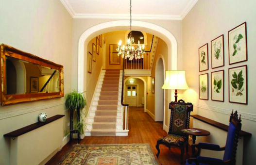 Bressingham Hall entrance staircase