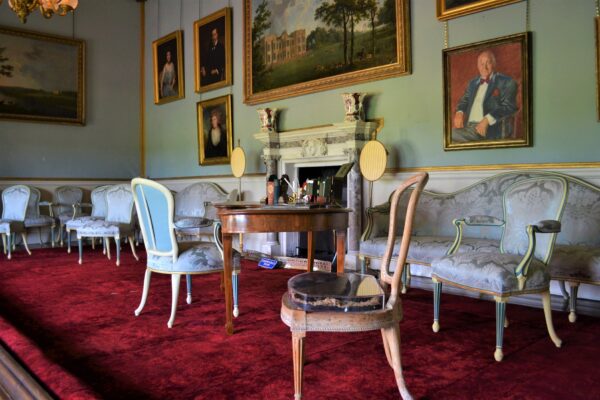Burton Constable Hall sitting room paintings