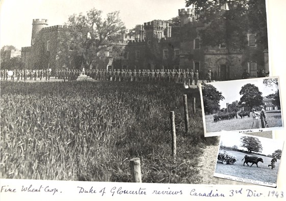 Canadian troops stationed at Knepp in 1943