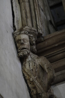 Carved male figure Penshurst