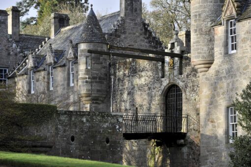 Cawdor Castle entrance bridge