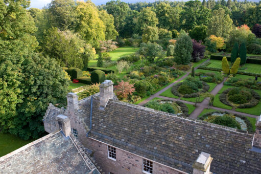 Cawdor Castle view from roof