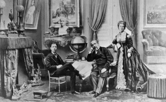 Napoleon III and the imperial family in exile 19th France Paris - Camden Place
