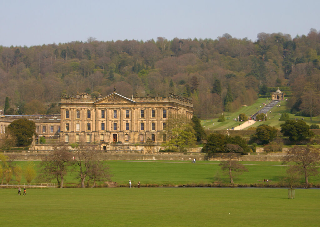 Chatsworth historic house in England