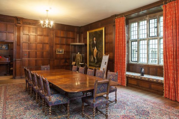 Chawton House dining room and painting