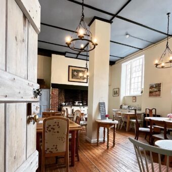 chiddingstone castle kitchen interior