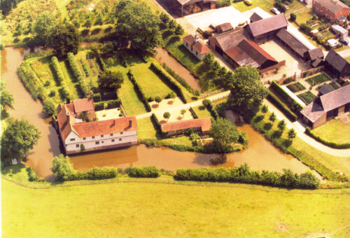 Columbine Hall aerial view