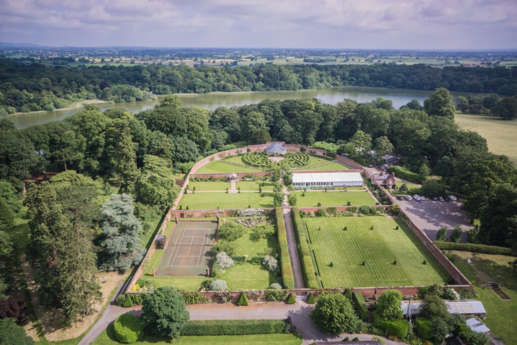 Combermere Abbey walled garden