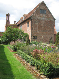 Crows Hall garden and rear of the house