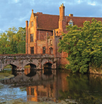 Crows Hall bridge over the moat