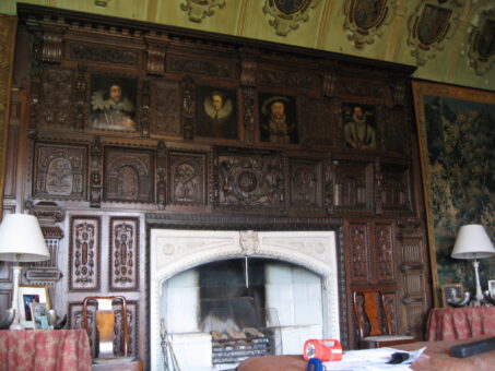 Current Library Fireplace Pre-Restoration Combermere