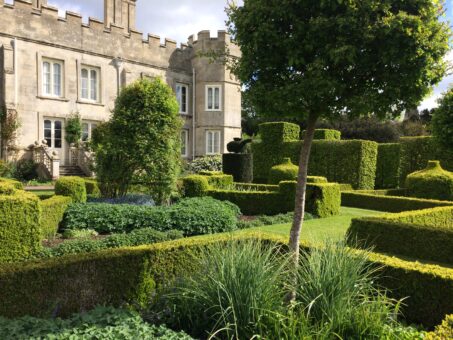 Deene Park garden topiary