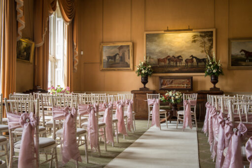 Deene Park wedding ceremony room