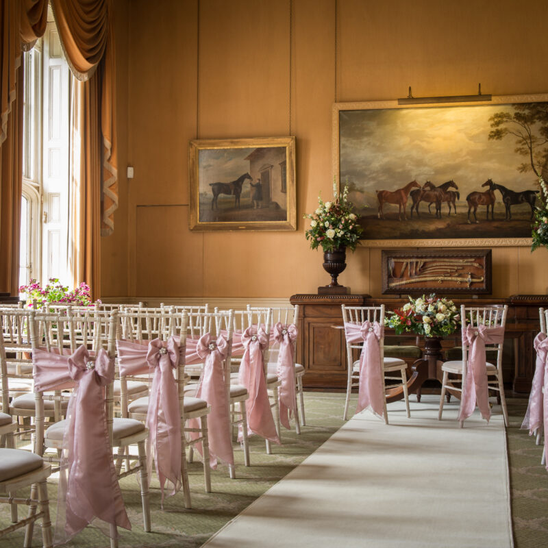 Deene Park wedding ceremony room