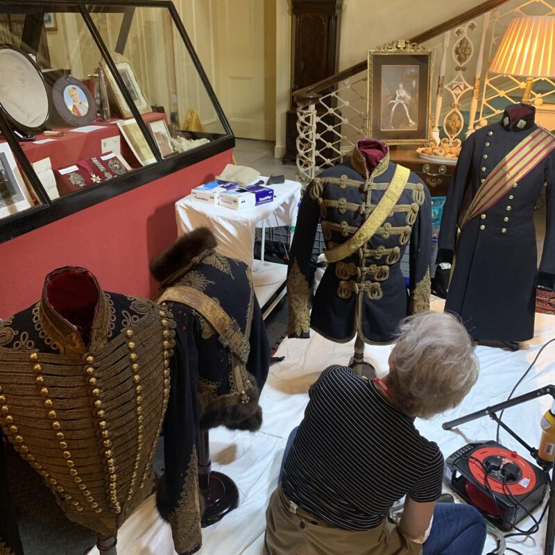 Deene Park Uniforms under conservation