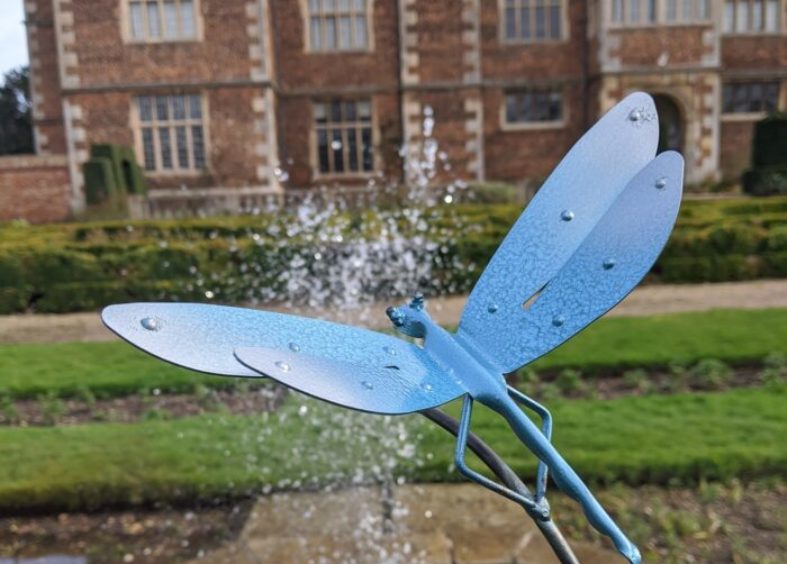 Doddington Hall dragonfly sculpture