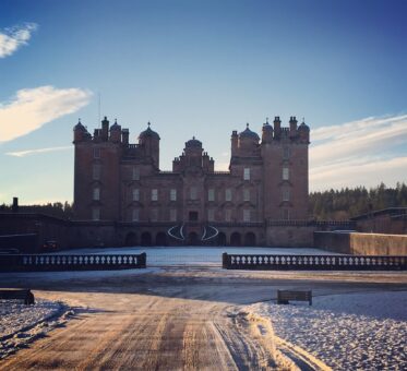 Drumlanrig Castle at winter