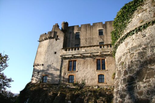 Dunvegan Castle wall and windows
