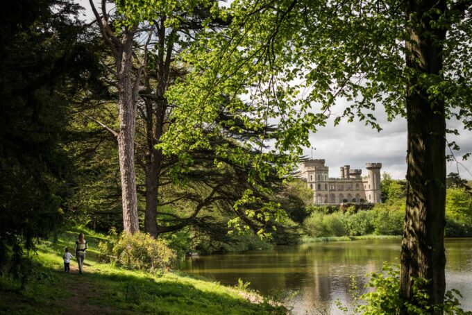 Eastnor Castle garden west midlands