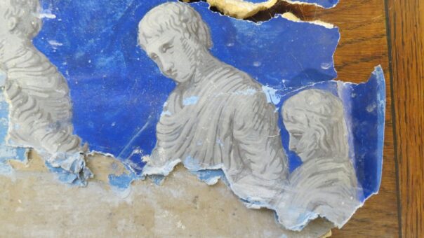 Farringford Estate frieze during conservation