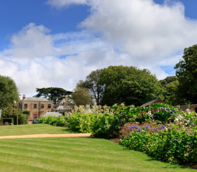 Farringford garden in the summer