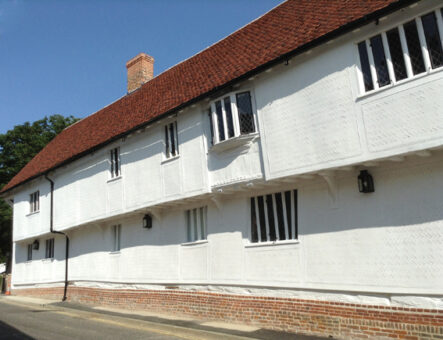 Finchingfield Guildhall front wall