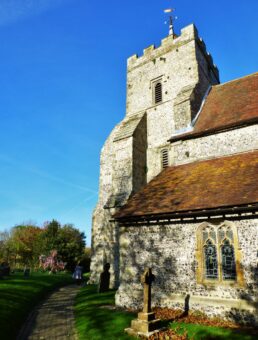 Firle Place St Peters Church in East Sussex