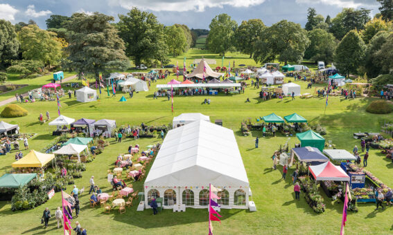 Forde Abbey garden event in Somerset