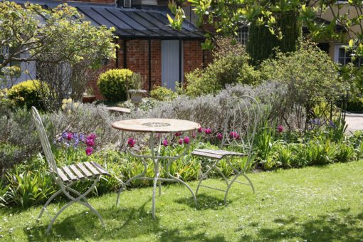 Gainsborough's House garden in Suffolk
