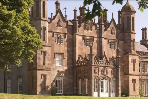 Glenarm Castle in County Antrim, Northern Ireland